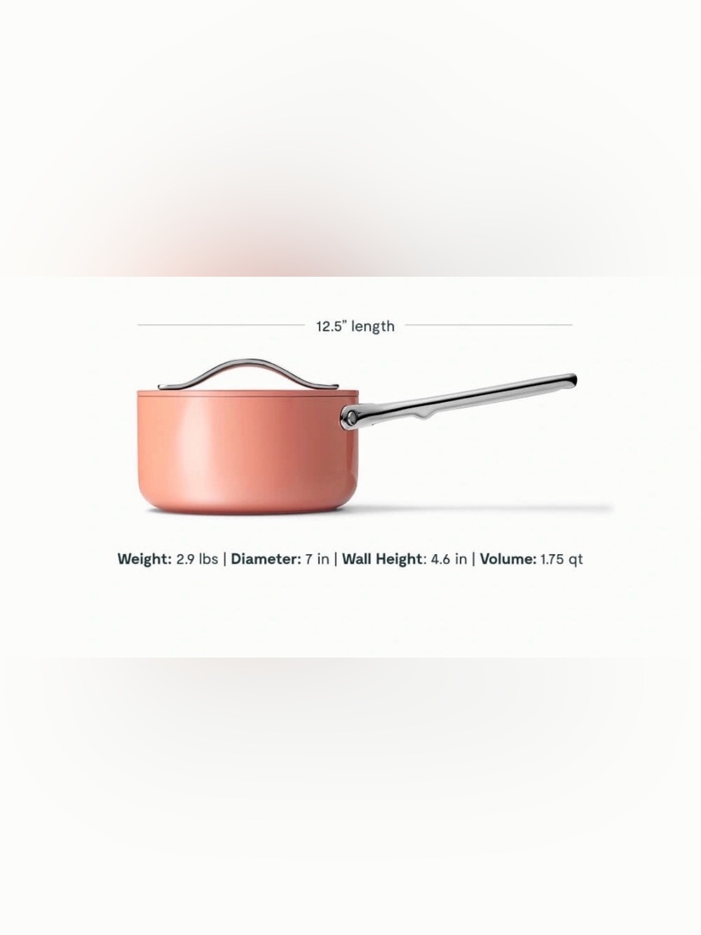 Caraway Mini Sauce Pan (1.75 qt) - Perracotta